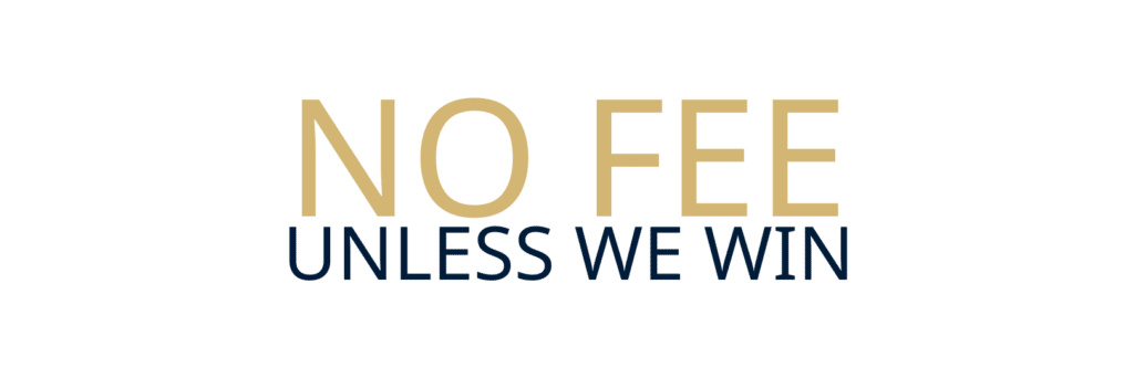 no fee unless we win